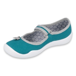 Befado children's shoes 114X434 grey green 1