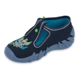 Befado children's shoes 110P388 navy blue green 1