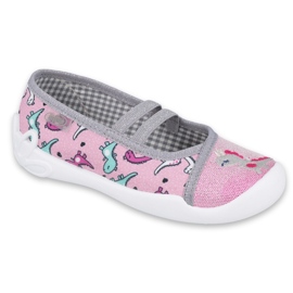 Befado children's shoes 116X280 pink grey 2 Befado children's shoes 116X280 pink grey 2