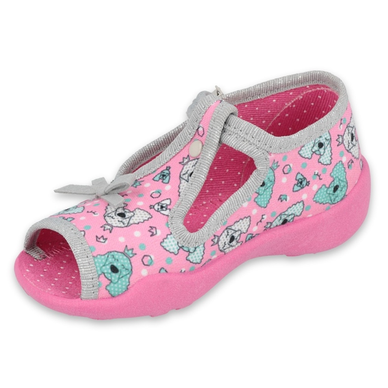 Befado children's shoes 213P120 pink grey 2 Befado children's shoes 213P120 pink grey 2