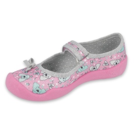 Befado children's shoes 114X413 pink grey 1