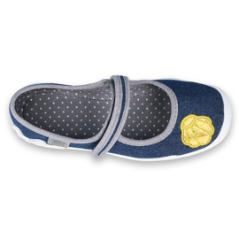 Befado children's shoes 114Y399 navy blue grey 1
