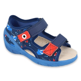 Befado children's shoes pu 065P129 navy blue blue 1 Befado children's shoes pu 065P129 navy blue blue 1