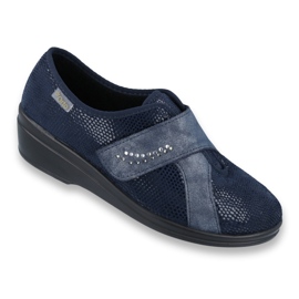 Befado women's shoes pu 032D001 navy blue 2