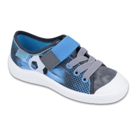 Befado children's shoes 251Y120 blue grey 1 Befado children's shoes 251Y120 blue grey 1