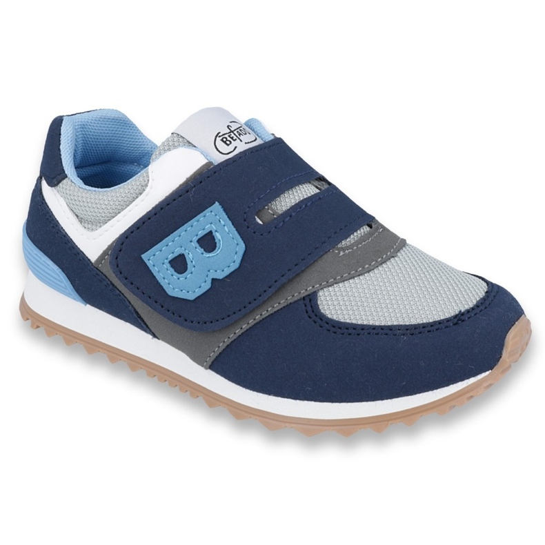 Befado children's shoes up to 23 cm 516Y041 blue grey navy blue 1 Befado children's shoes up to 23 cm 516Y041 blue grey navy blue 1