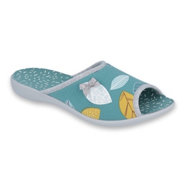 Befado women's shoes pu 254D103 multicolored multicolored green 1