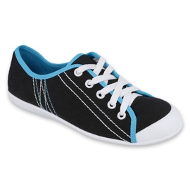 Befado youth shoes 248Q019 black blue 1 Befado youth shoes 248Q019 black blue 1