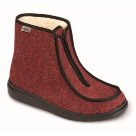Befado women's shoes pu 996D005 Burgundy red 1