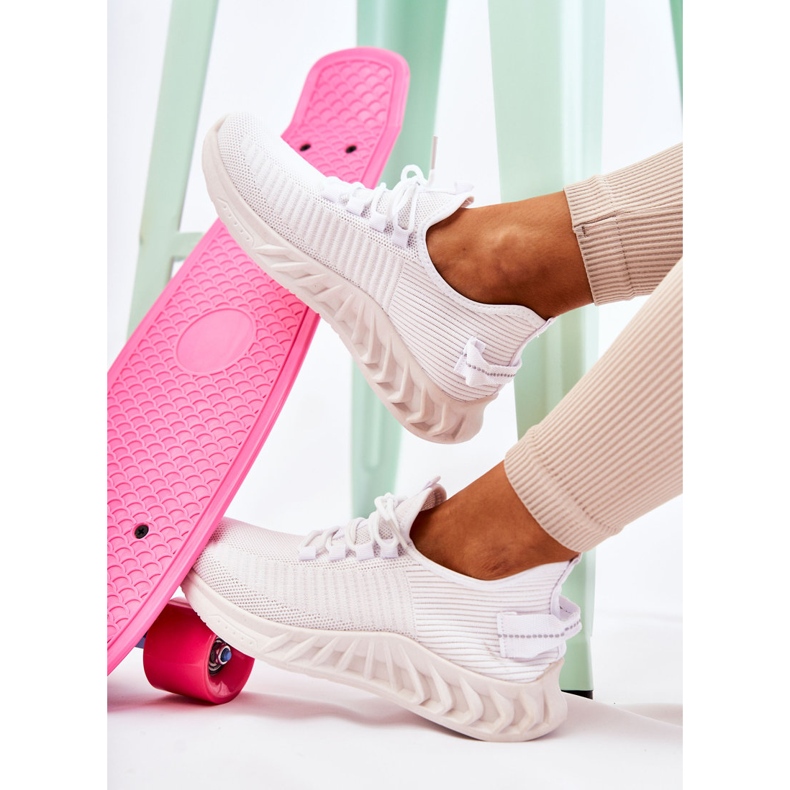 FM1 Women's Sport Cloth Shoes White Lenney 1