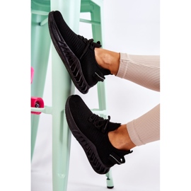 FM1 Women's Sport Cloth Shoes Black Lenney 2