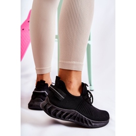 FM1 Women's Sport Cloth Shoes Black Lenney 1