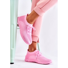 FM1 Women's Pink Sequro Slip On Sport Shoes 2