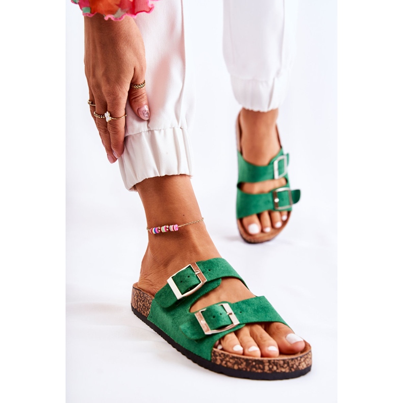 FB1 Women's Green Slip-on Misandei 1