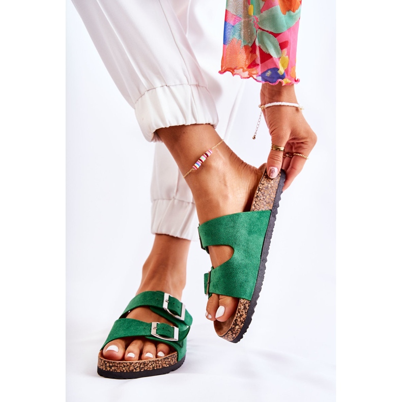 FB1 Women's Green Slip-on Misandei 2