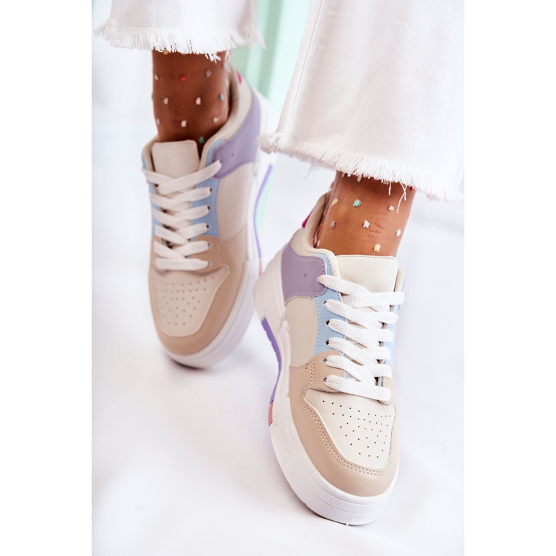 PS1 Women's Sports Shoes Beige Francis multicolored 2