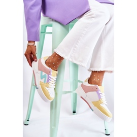 PS1 Women's sports shoes, white and yellow Francis multicolored 1 PS1 Women's sports shoes, white and yellow Francis multicolored 1