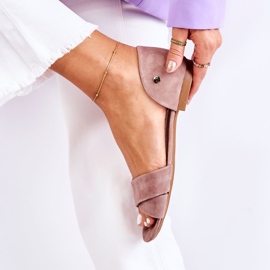 Suede Sandals Maciejka 03615-02 Brown 1