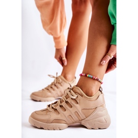 PG2 Women's sports sneakers Azella beige shoes 1