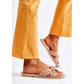 PG1 Women's Fashionable Suede Beige Lorrie Slippers 2 PG1 Women's Fashionable Suede Beige Lorrie Slippers 2