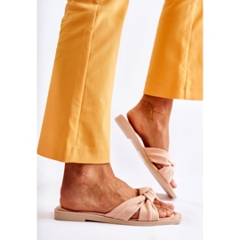 PG1 Women's Fashionable Suede Nude Lorrie Slippers beige pink 2