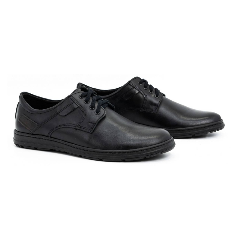 Joker Black men's leather shoes 536J 2
