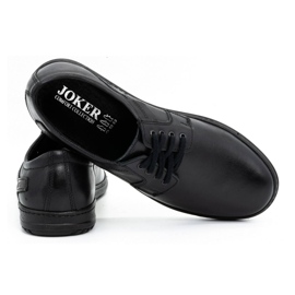 Joker Black men's leather shoes 536J 3 Joker Black men's leather shoes 536J 3