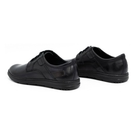 Joker Black men's leather shoes 536J 4