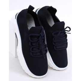 Wendy Navy sock sneakers blue 1