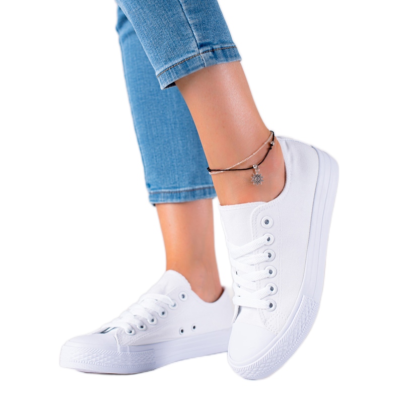 SHELOVET Classic Women's Sneakers white 2
