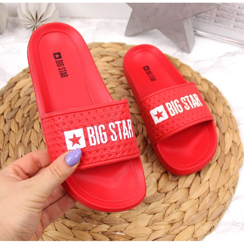 Red Big Star GG374801 children's sports pool slippers 1 Red Big Star GG374801 children's sports pool slippers 1