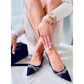 Taylor Black open-heel ballerinas 2