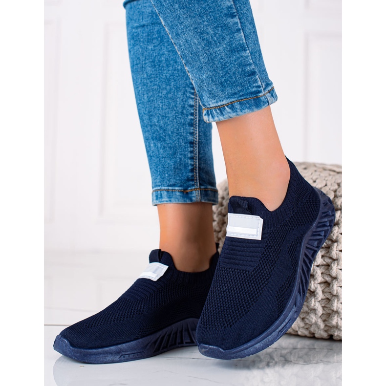 SHELOVET Slip-on Sports Shoes navy blue 1 SHELOVET Slip-on Sports Shoes navy blue 1