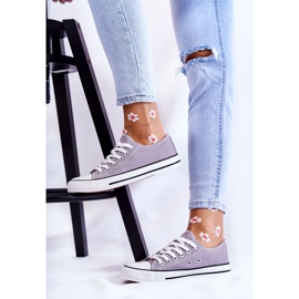 PJ1 Women's Classic Sneakers Tied Gray Be Mine grey 2