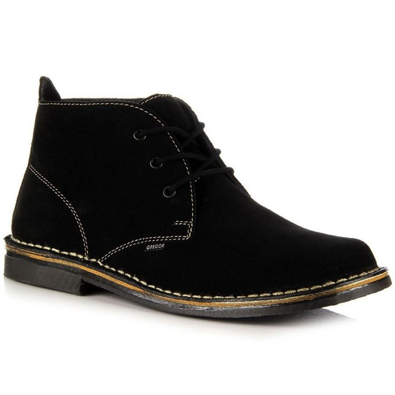 M Gregor black leather men's boots 1 M Gregor black leather men's boots 1