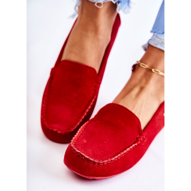 PH1 Red Millare Suede Women's Loafers 1