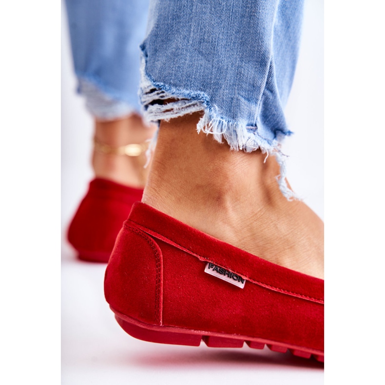 PH1 Red Millare Suede Women's Loafers 2