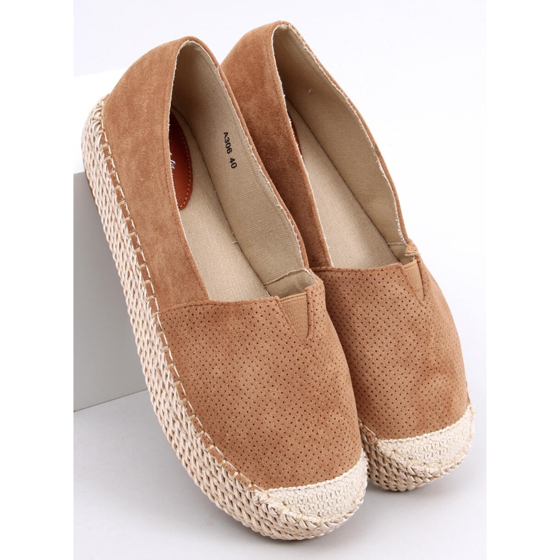 Callie Camel women's espadrilles brown 1