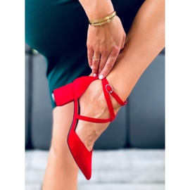 Sandra Red high heels 2