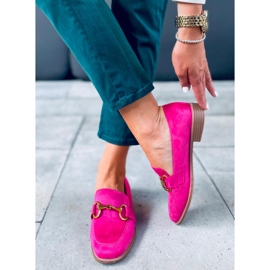 Linda Fushia women's loafers pink 2