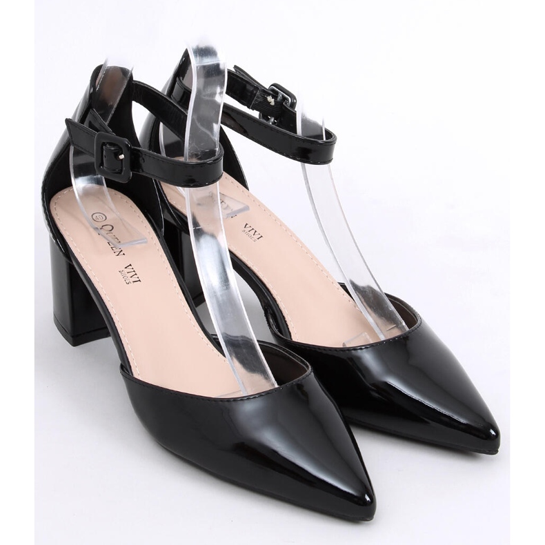 Patent leather high heels Payton Black 1