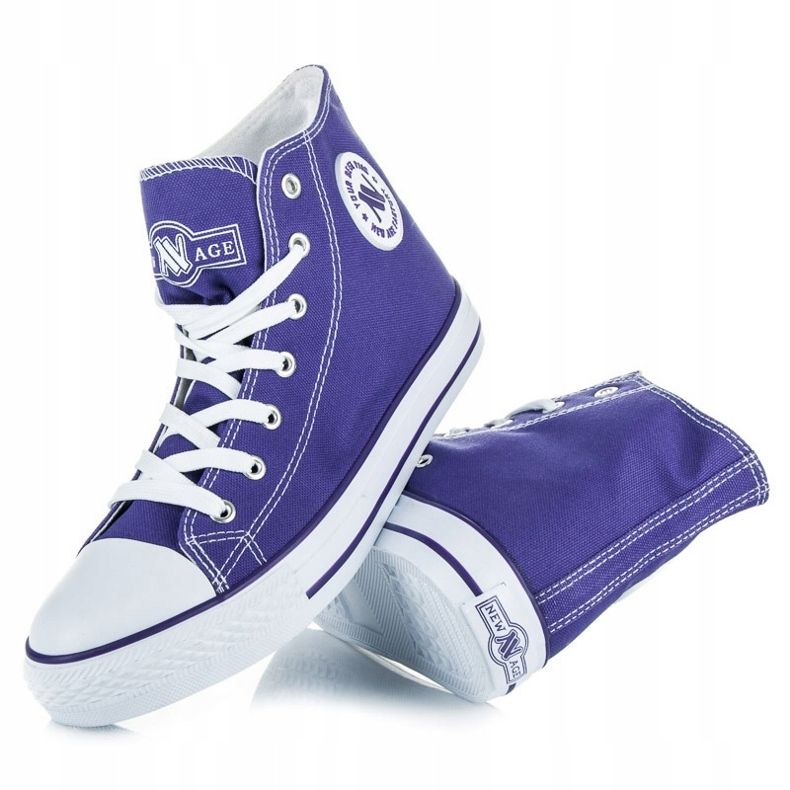 New Age High Sneakers purple 1