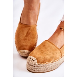 PG1 Women's Espadrilles On The Camel Marise Platform brown 1
