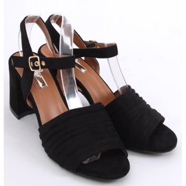 Marika Black high-heeled sandals 1