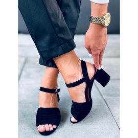 Marika Black high-heeled sandals 2