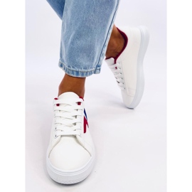 Avery Red women's sneakers white 2