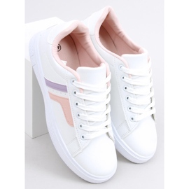 BM Avery Pink women's sneakers white violet 1