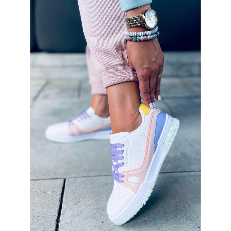 Evans Green women's sneakers white multicolored 1