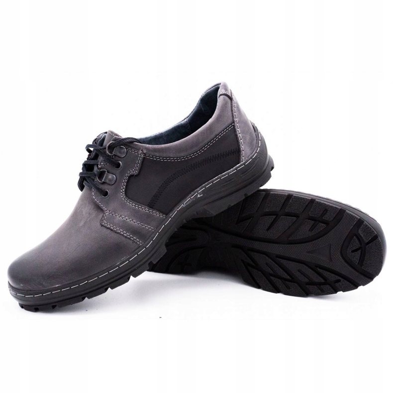 Polbut Gray men's leather shoes K19 black 3 Polbut Gray men's leather shoes K19 black 3