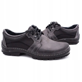 Polbut Gray men's leather shoes K19 black 4